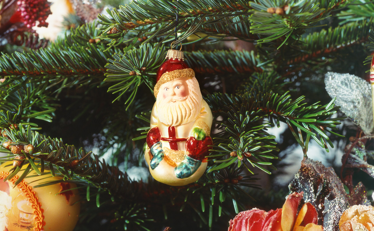 Christbaumschmuck: ein kleiner Weihnachtsmann